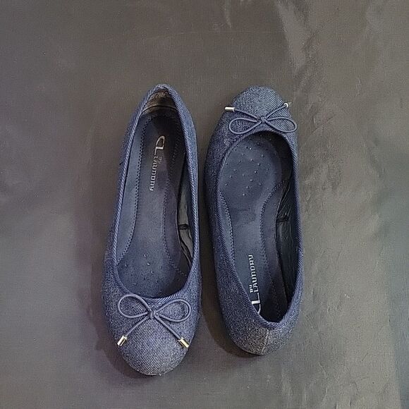 CL BY LAUNDRY BOWKNOT DENIM MATERIALS SLIP-ON WOMEN"S FLAT SHOE - Picture 5 of 16